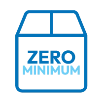 No minimum quantity and order size