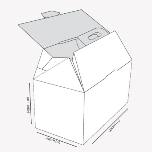Gable Boxes Auto Bottom Packaging for product