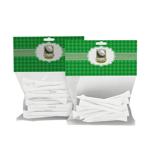 Full color printed header card along with transparent bag and euro hook