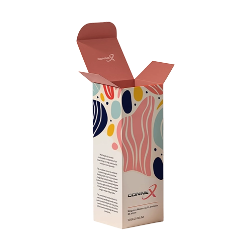 Cosmetics tuck flap box with matt lamination and custom printing